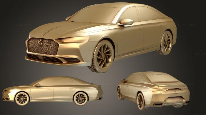 Автомобили и транспорт (DS 9 2021, CARS_1340) 3D модель для ЧПУ станка